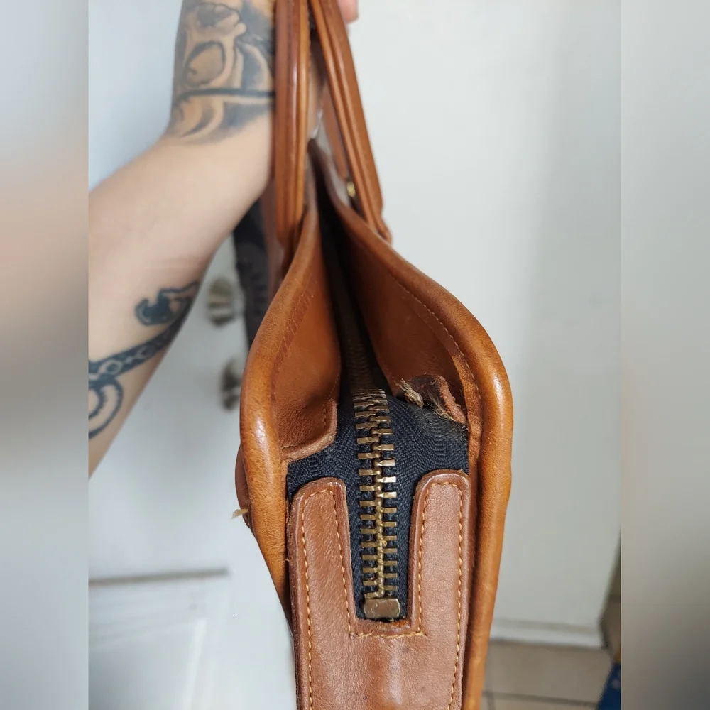 Vintage Coach British Tan Embassy Briefcase 5090🤎🧡 - Picture 12 of 16